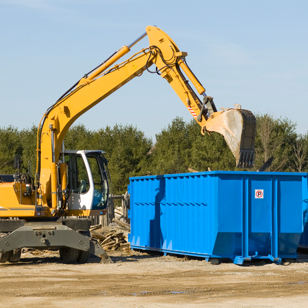 can i rent a residential dumpster for a construction project in Franklin County